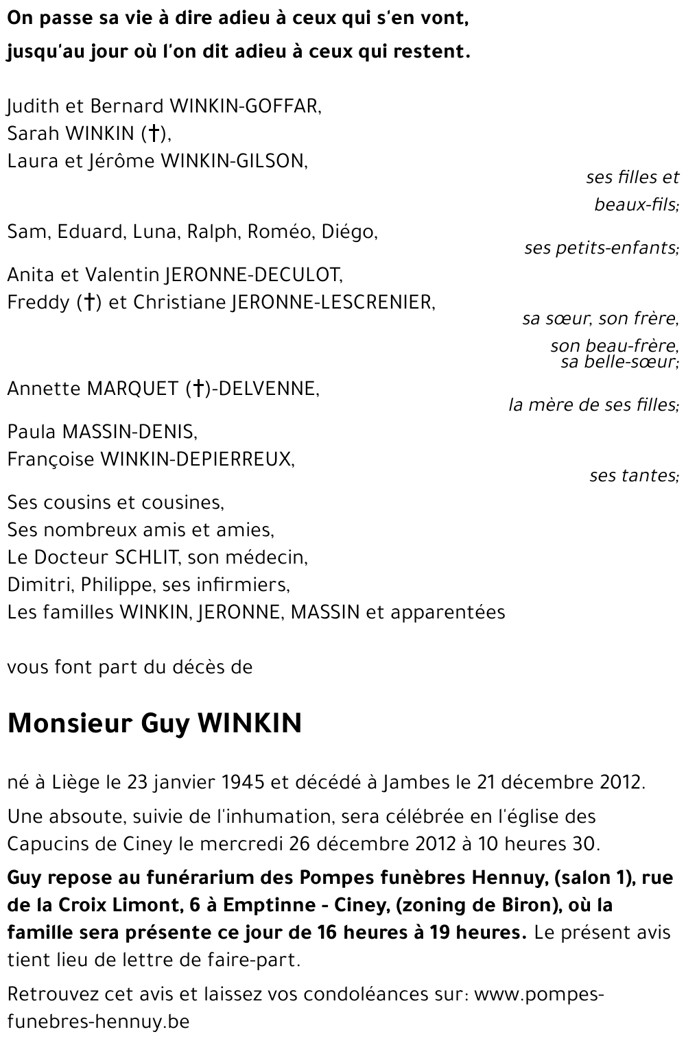 Guy WINKIN