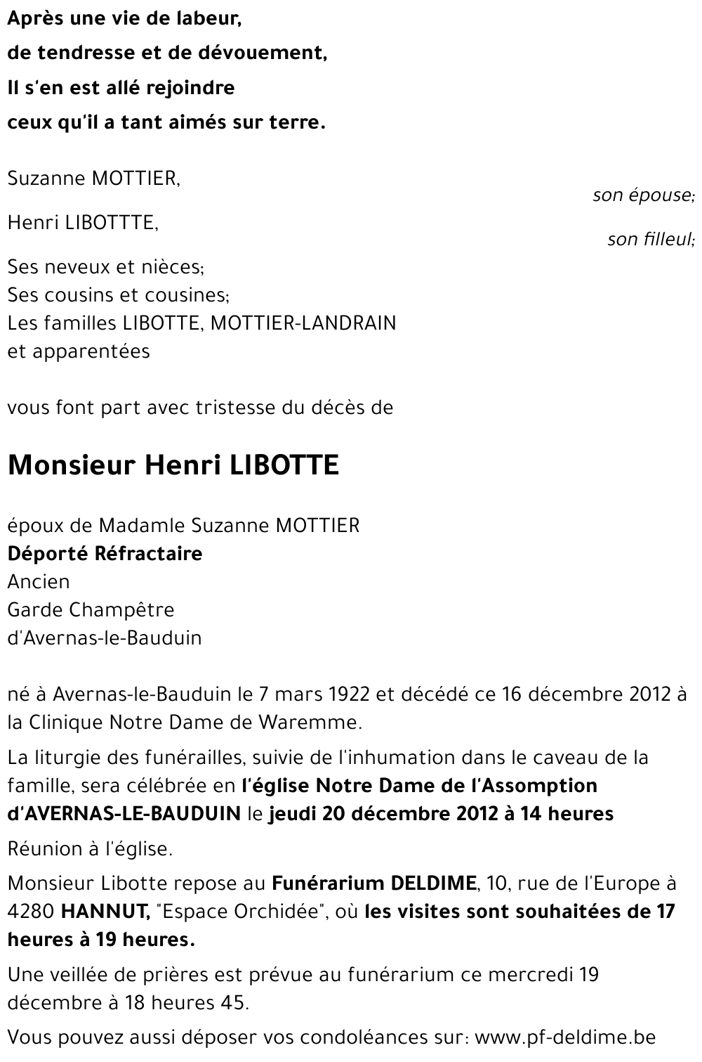 Henri LIBOTTE