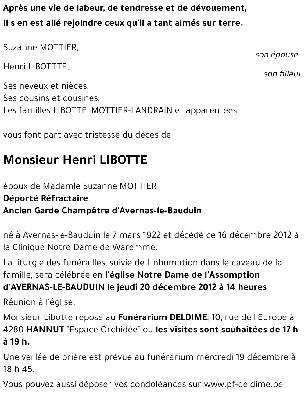 Henri LIBOTTE