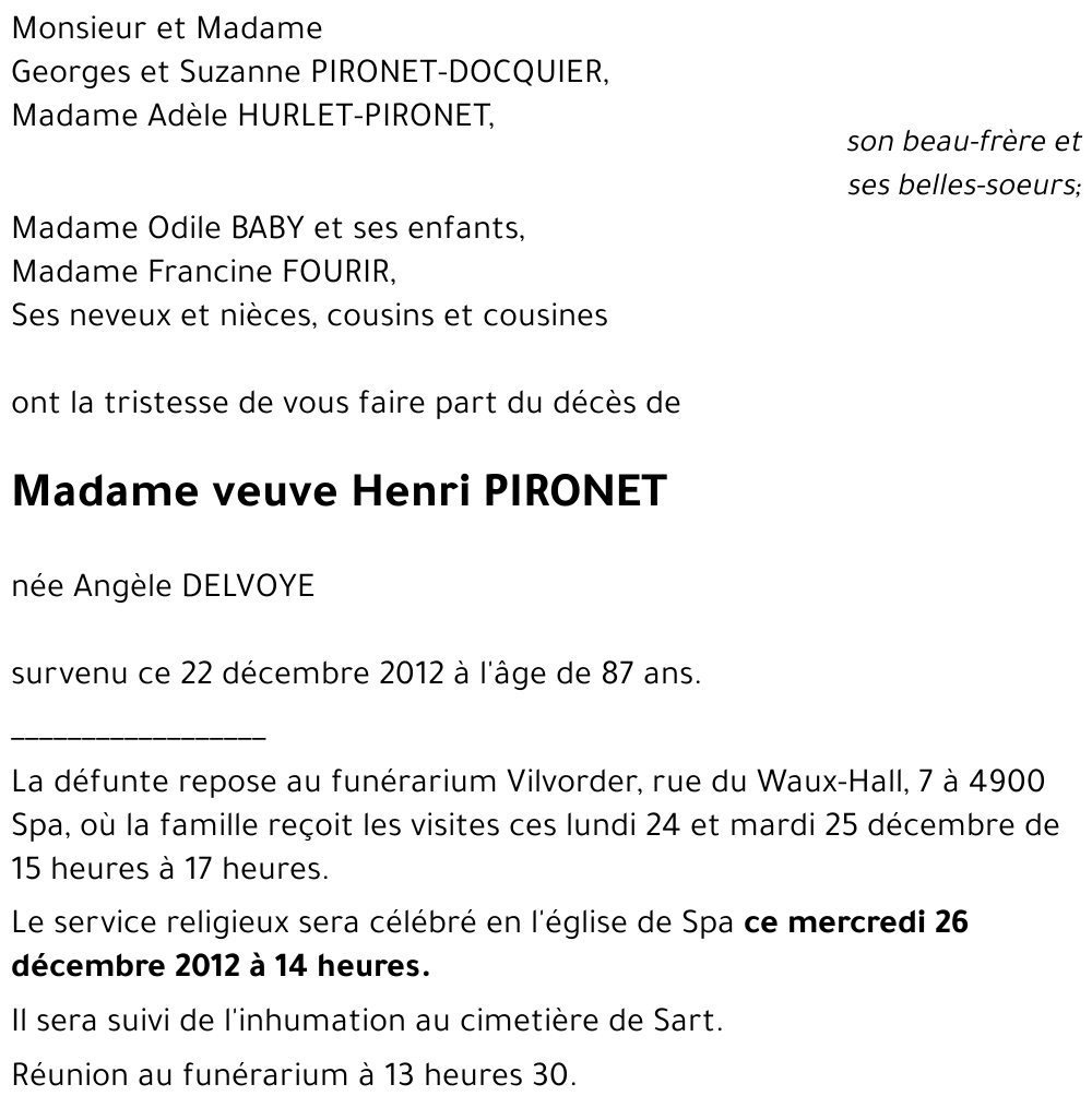 Henri PIRONET
