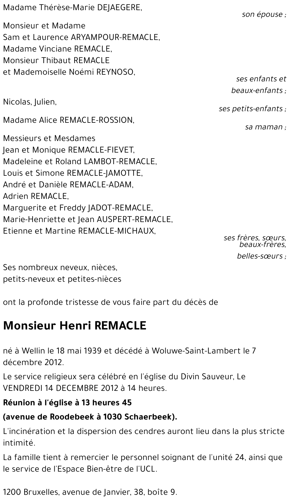Henri REMACLE