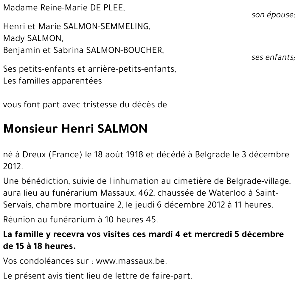 Henri SALMON