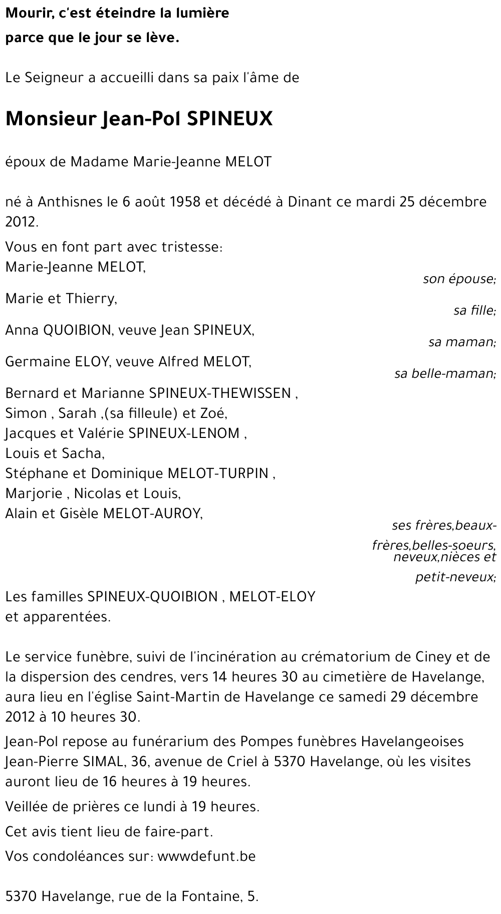 Jean-Pol SPINEUX