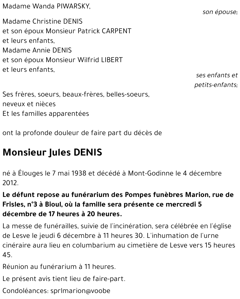 Jules DENIS
