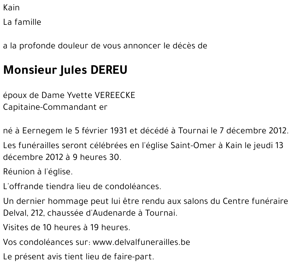 Jules DEREU