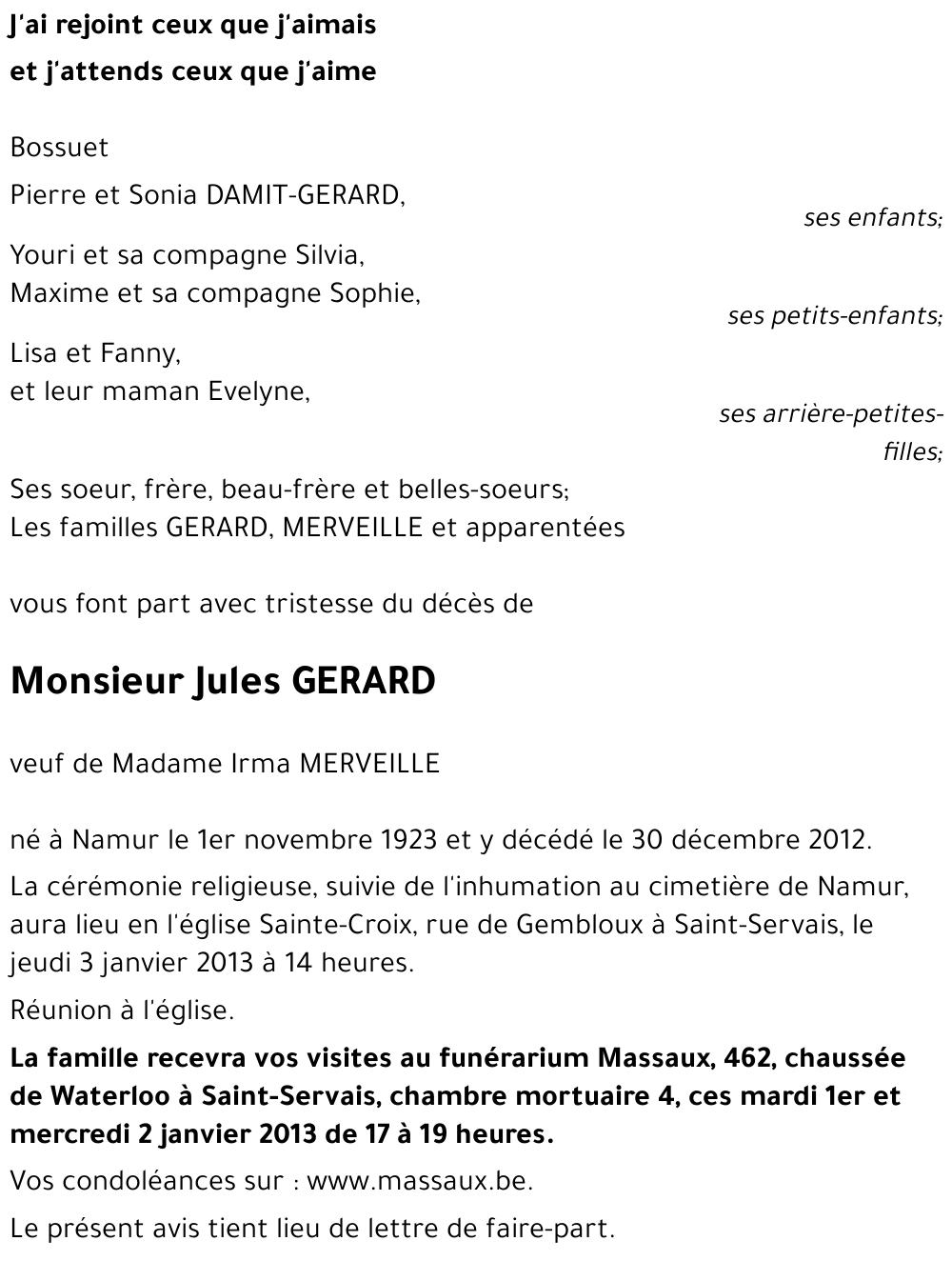 Jules GERARD
