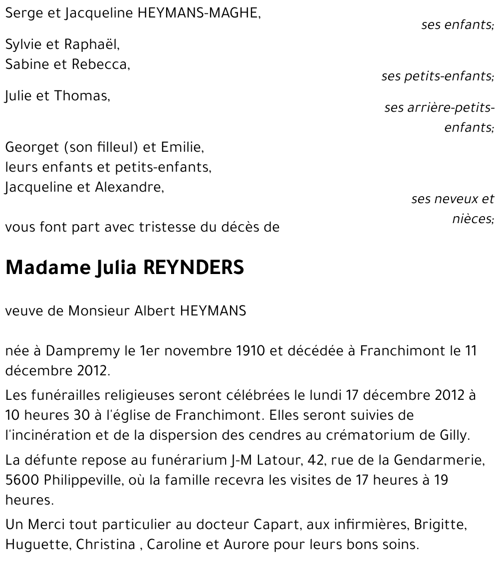 Julia Reynders