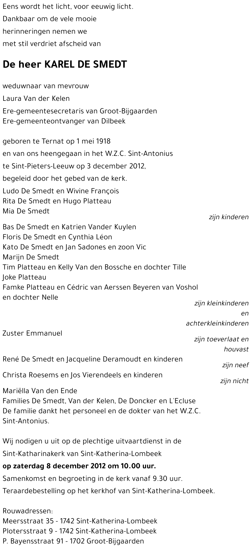 Karel DE SMEDT