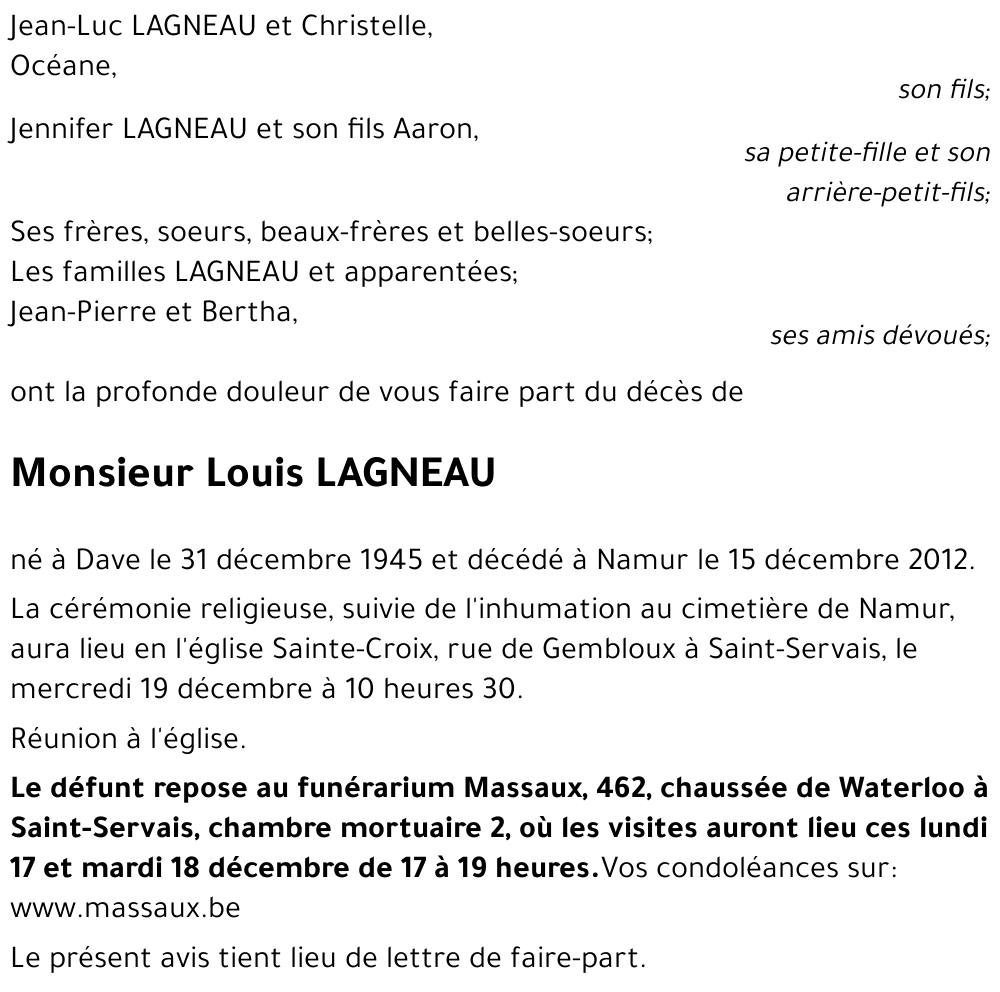 Louis LAGNEAU