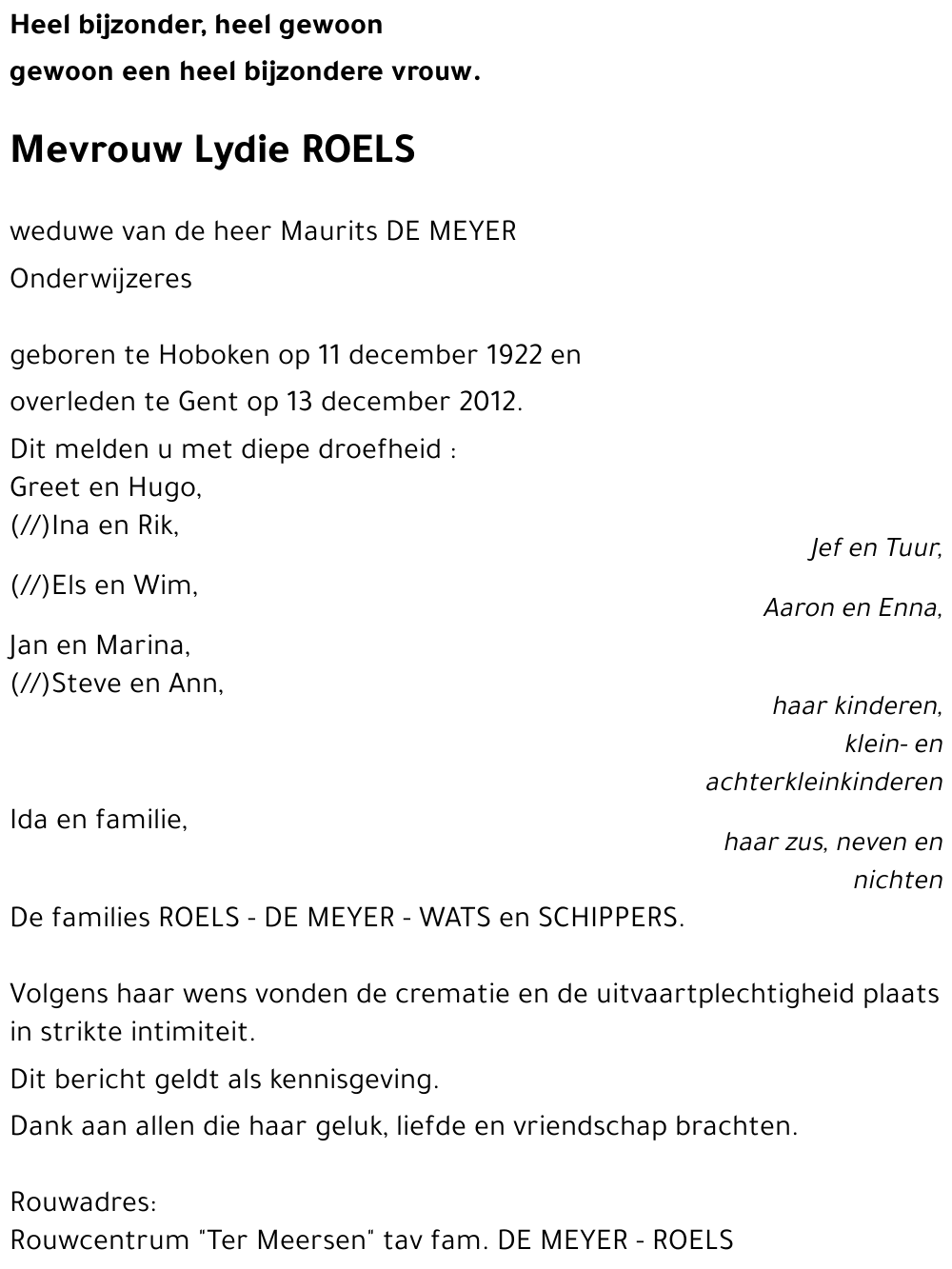 Lydie ROELS