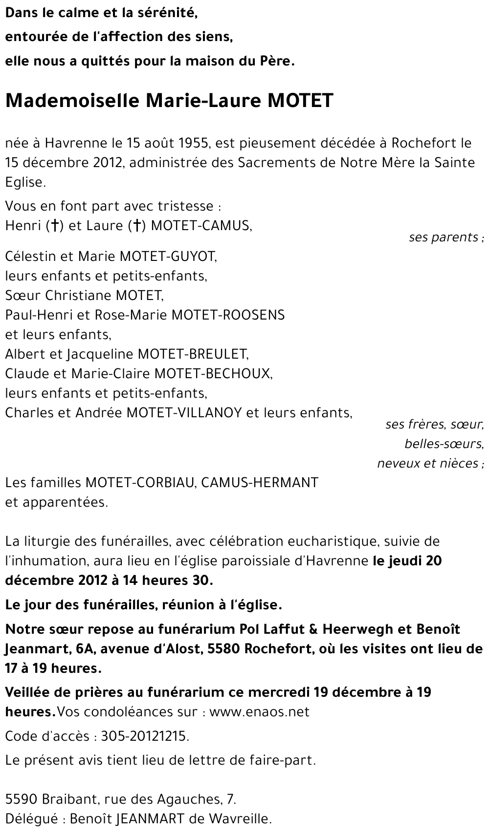 Marie-Laure MOTET