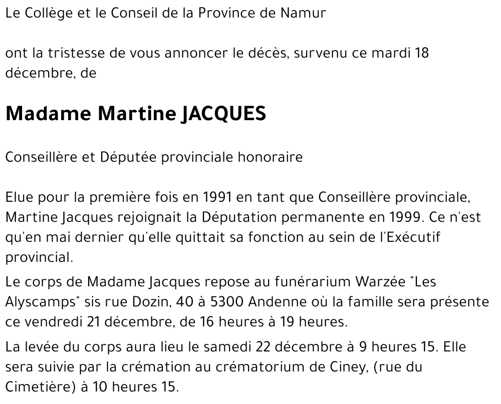 Martine JACQUES