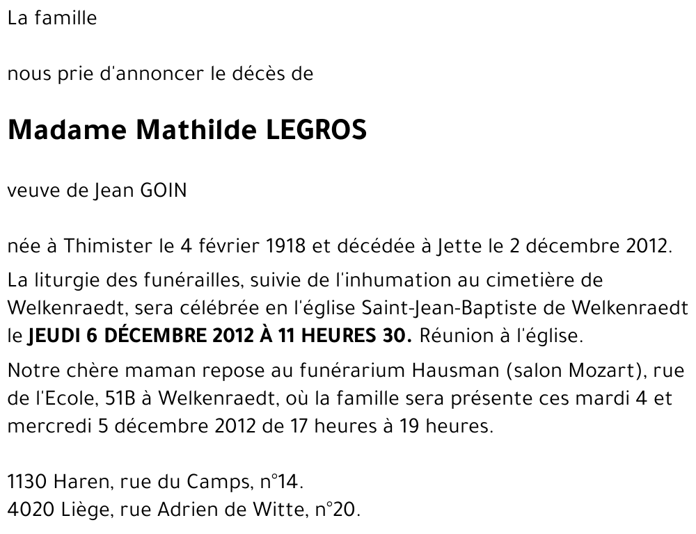 Mathilde LEGROS