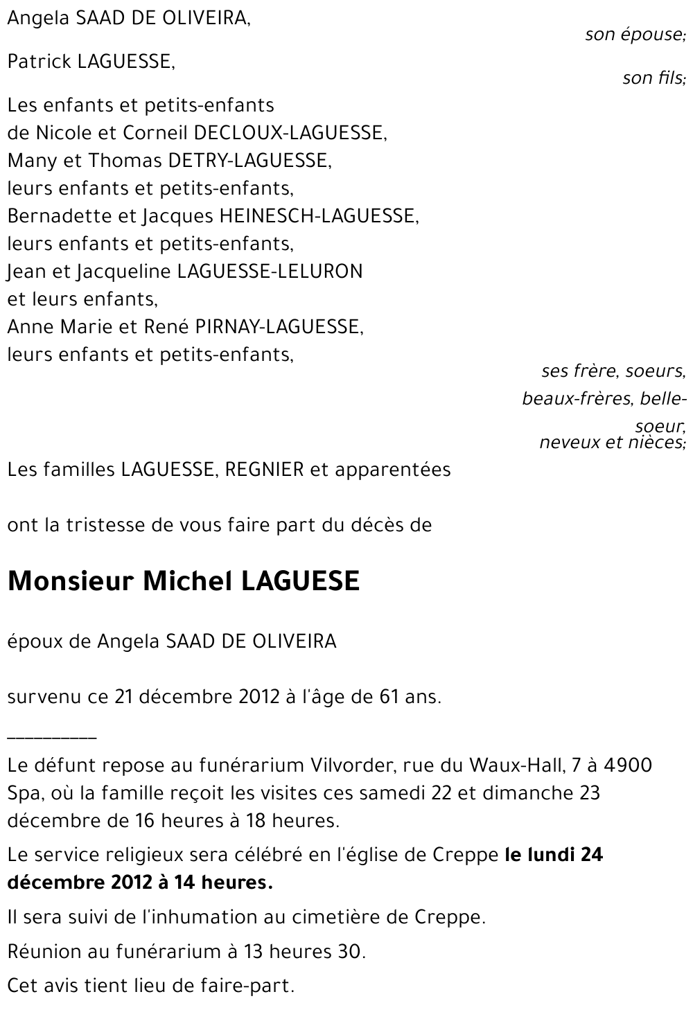 Michel LAGUESE