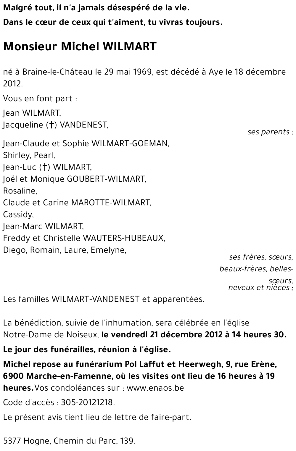 Michel WILMART