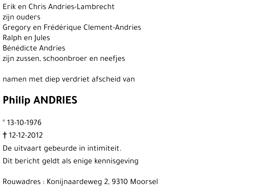 Philip ANDRIES