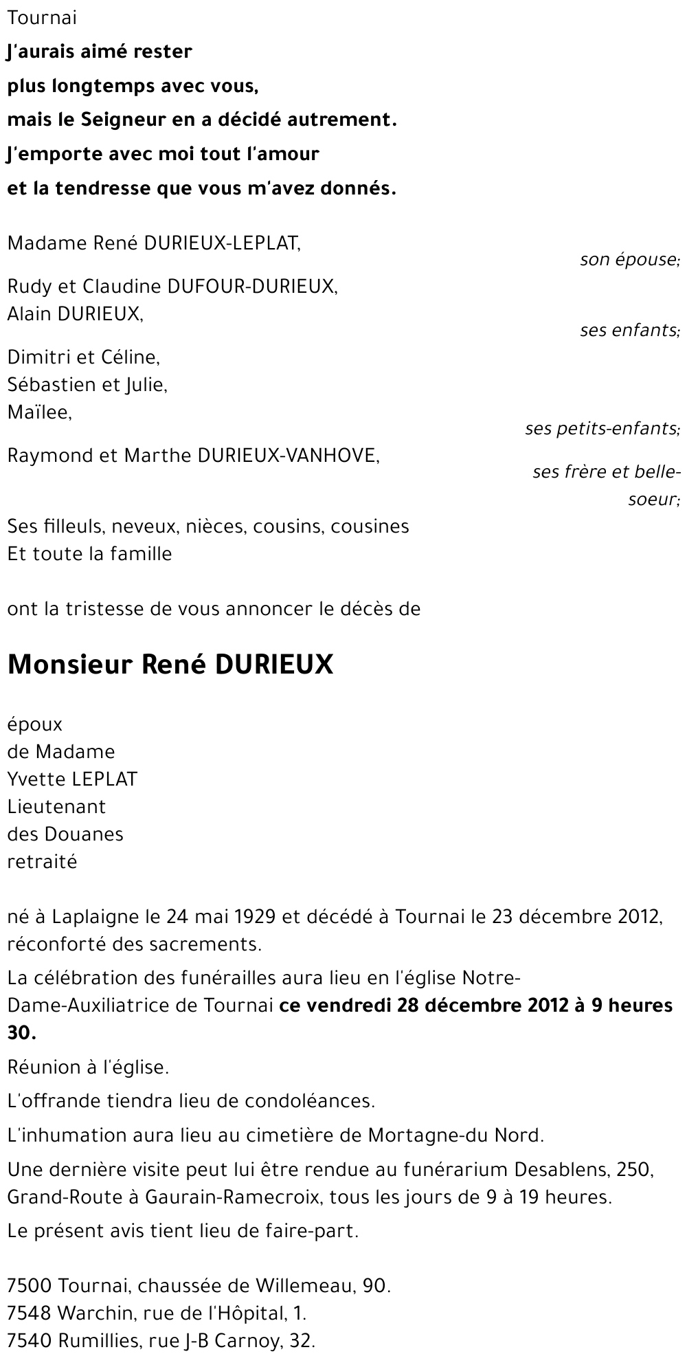 René DURIEUX