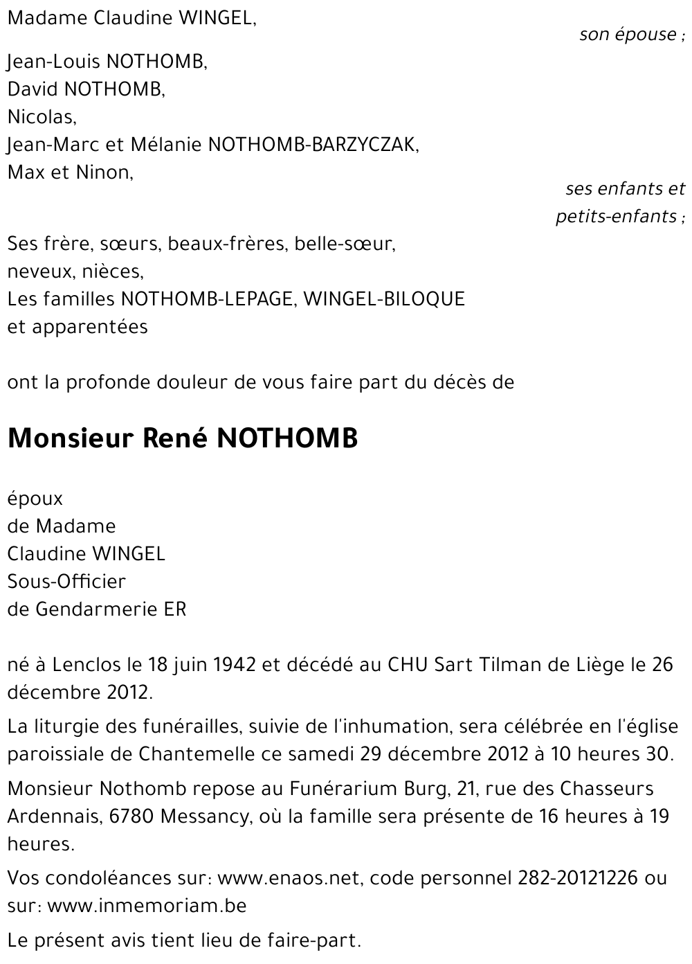 René NOTHOMB