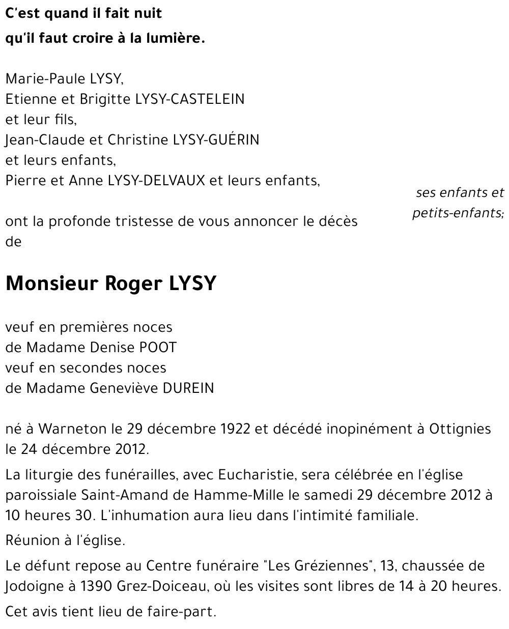 Roger LYSY