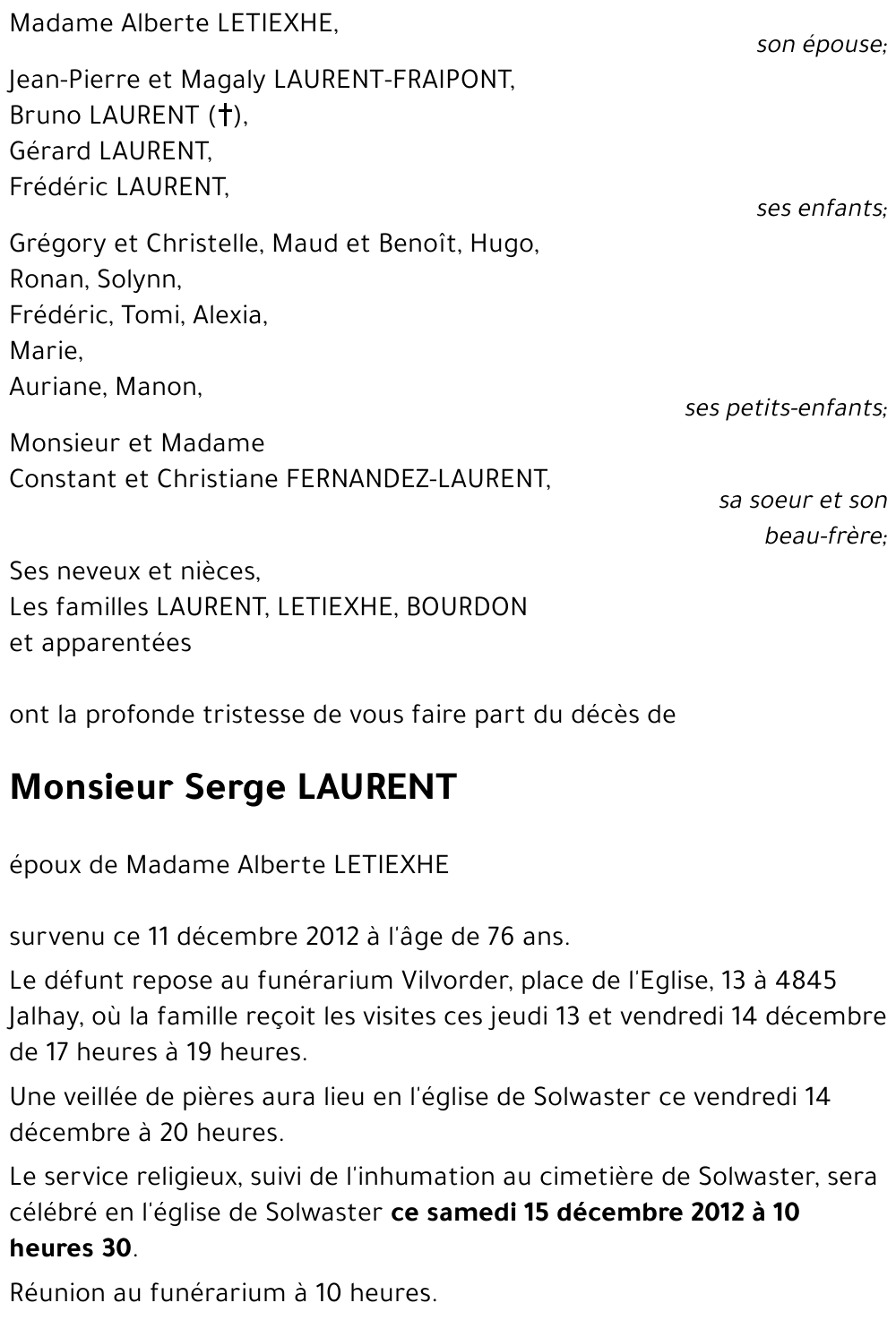 Serge LAURENT
