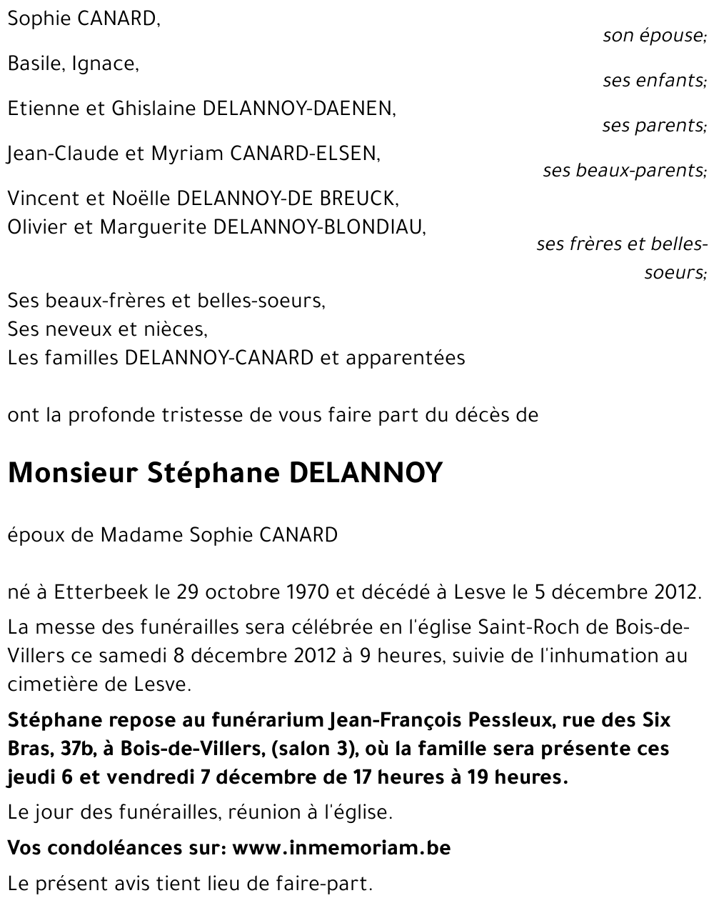 Stéphane DELANNOY