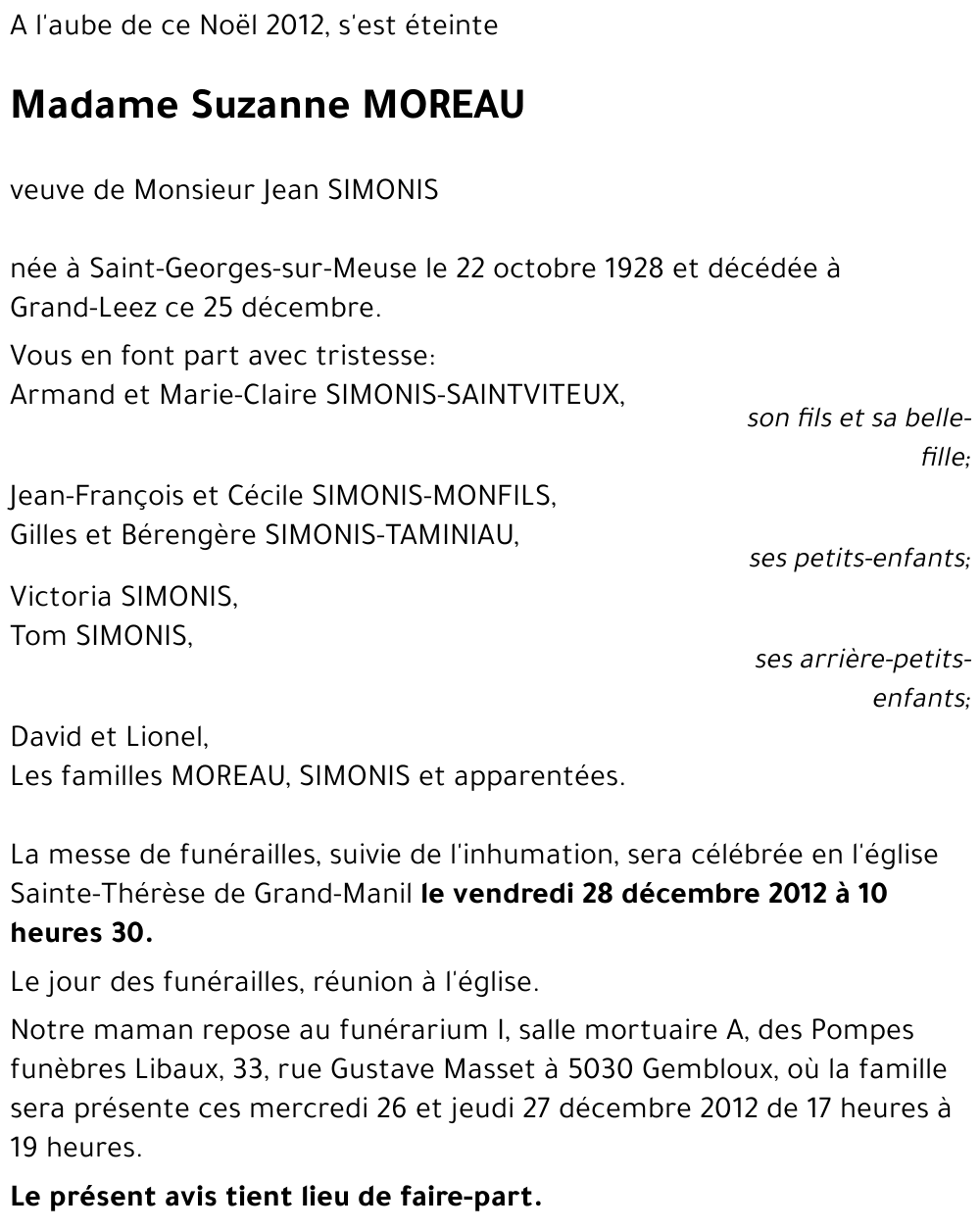 Suzanne MOREAU