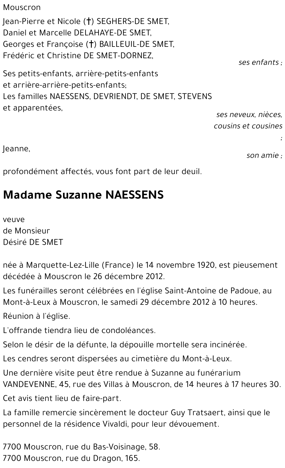 Suzanne NAESSENS