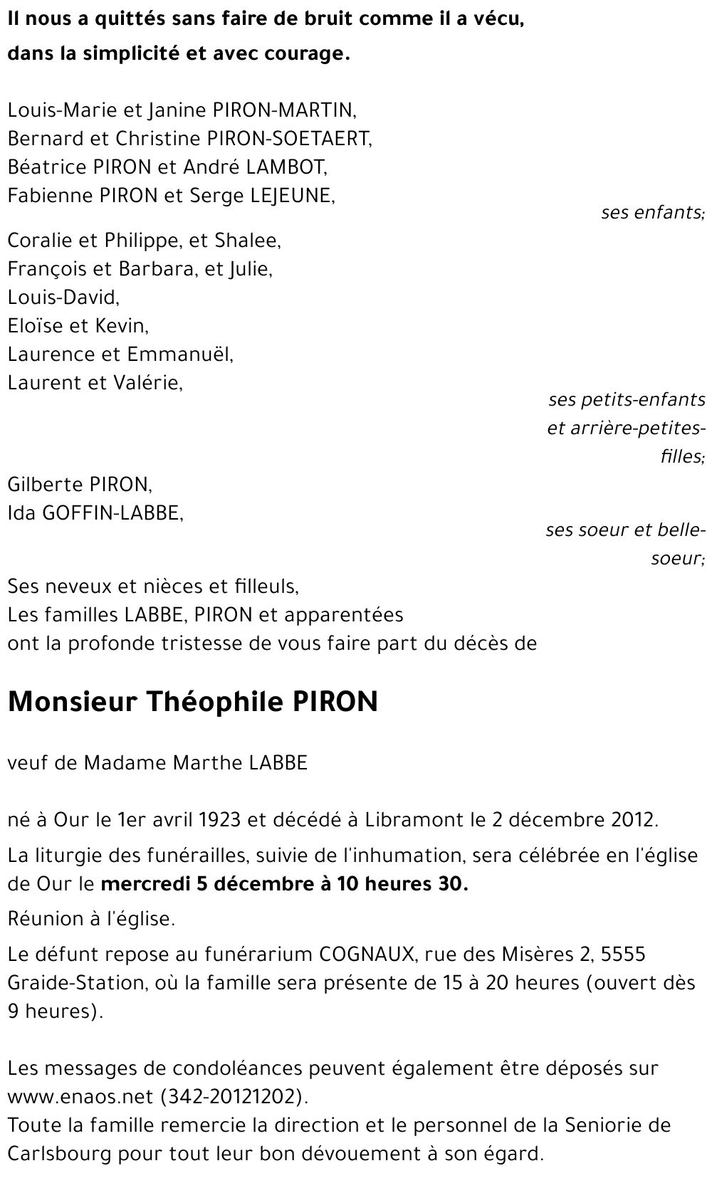 Théophile PIRON