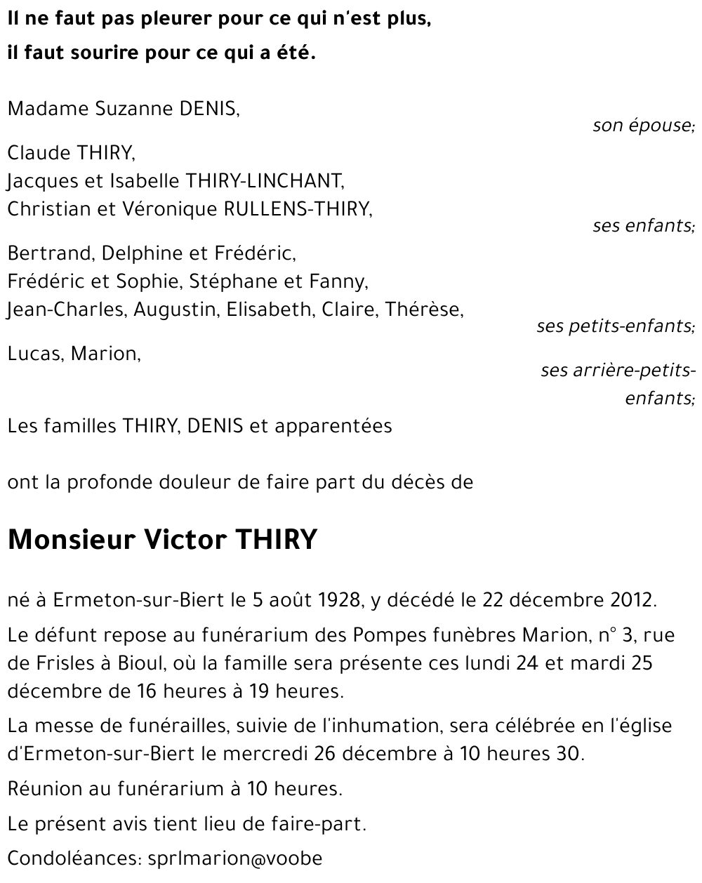 Victor THIRY
