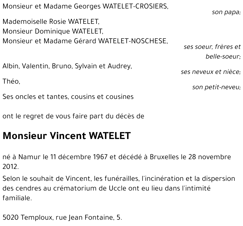 Vincent WATELET