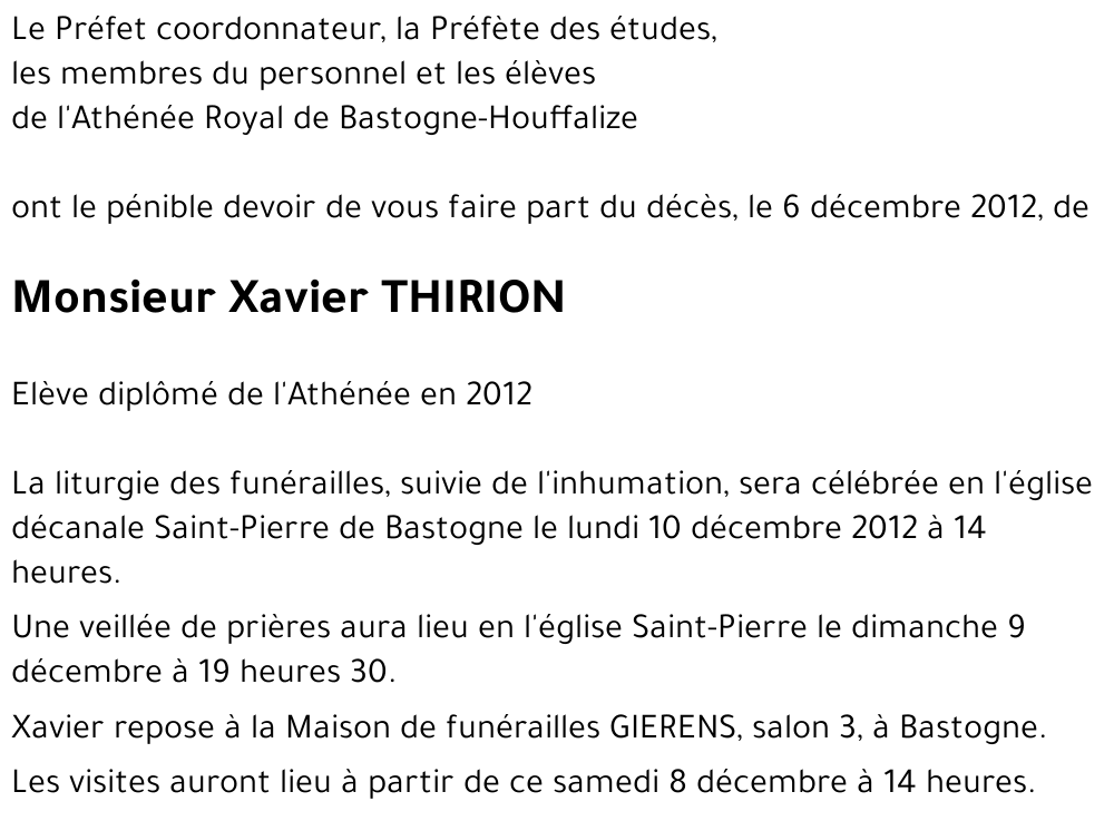 Xavier THIRION