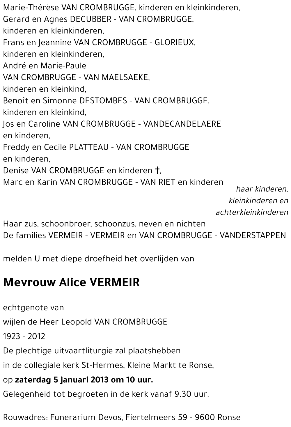 Alice VERMEIR