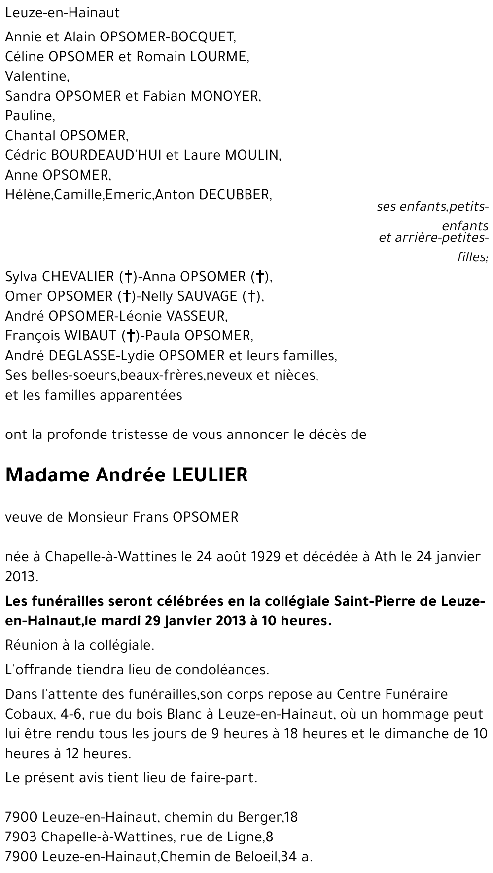 Andrée Leulier