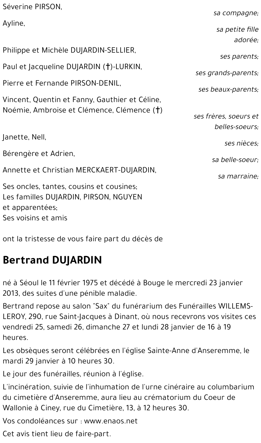Bertrand DUJARDIN