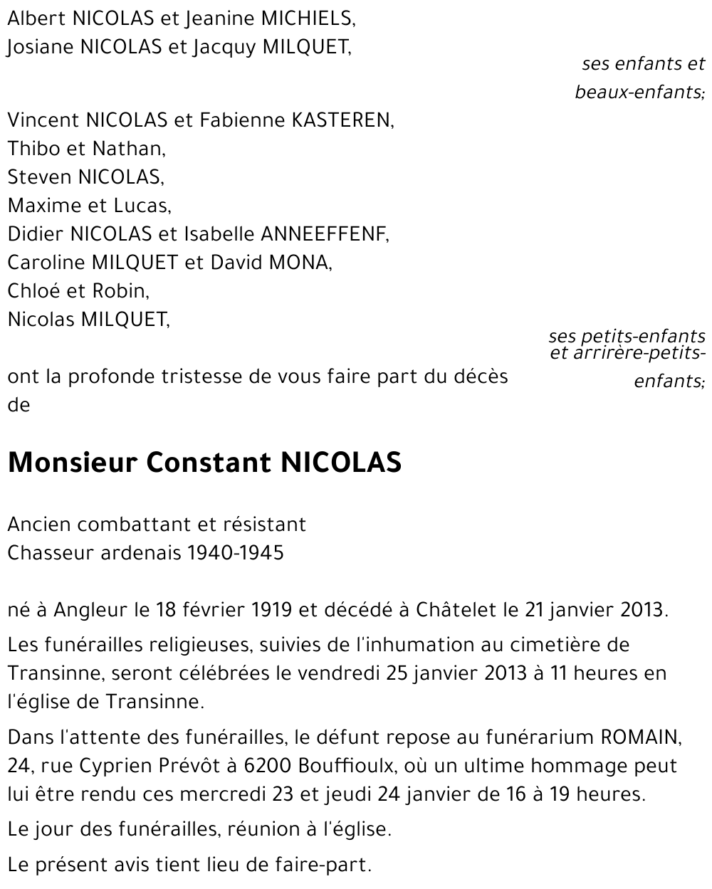 Constant NICOLAS
