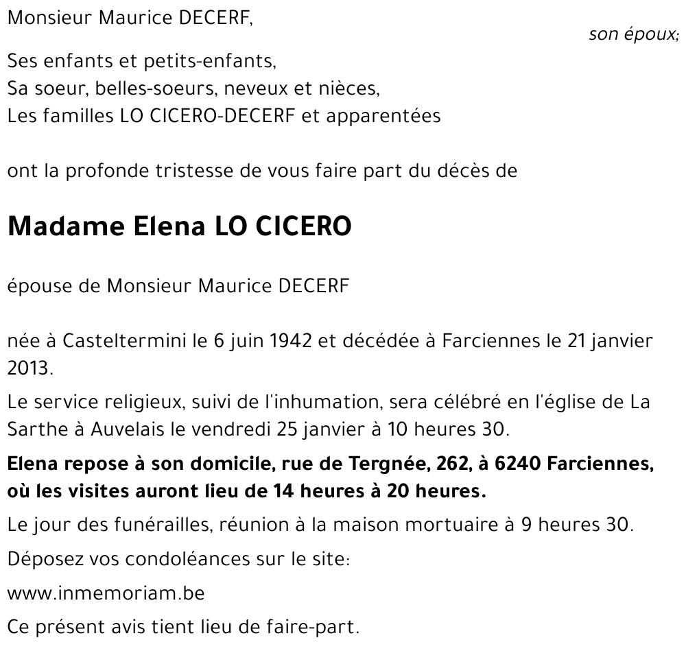 Elena LO CICERO