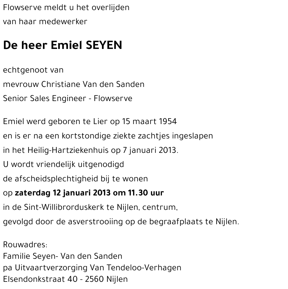 Emiel SEYEN