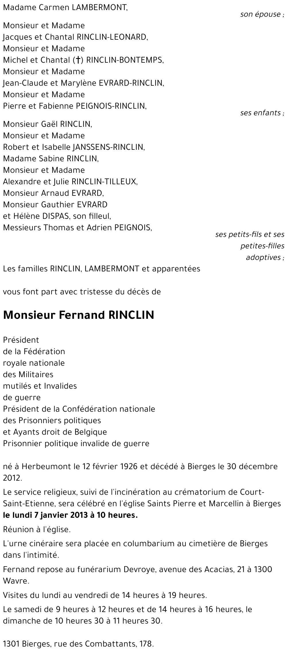 Fernand RINCLIN
