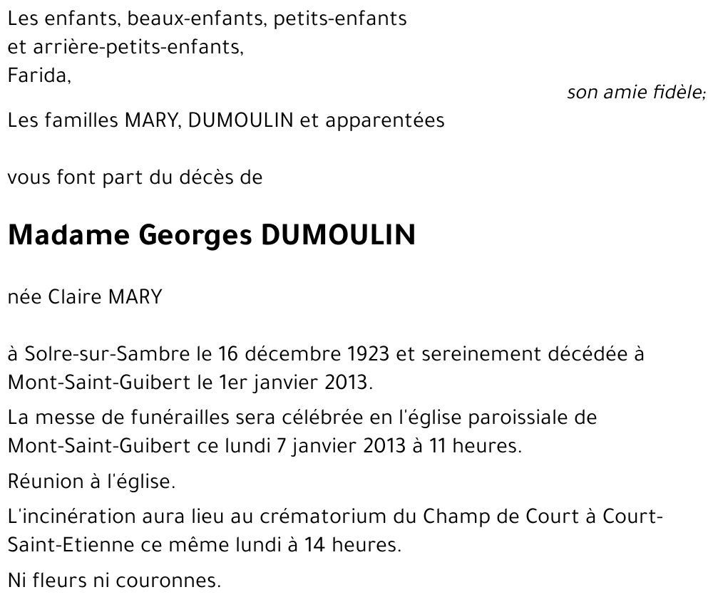 Georges DUMOULIN