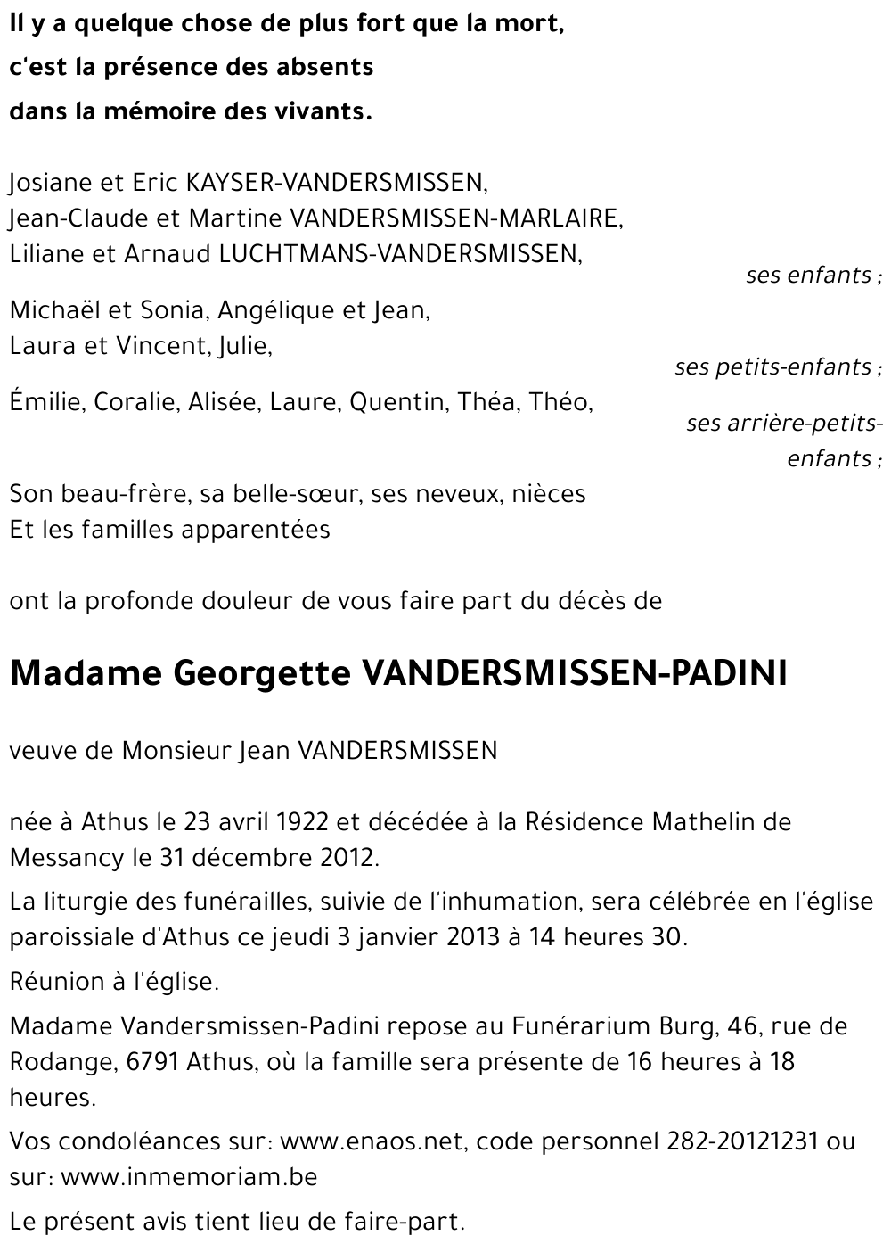 Georgette PADINI