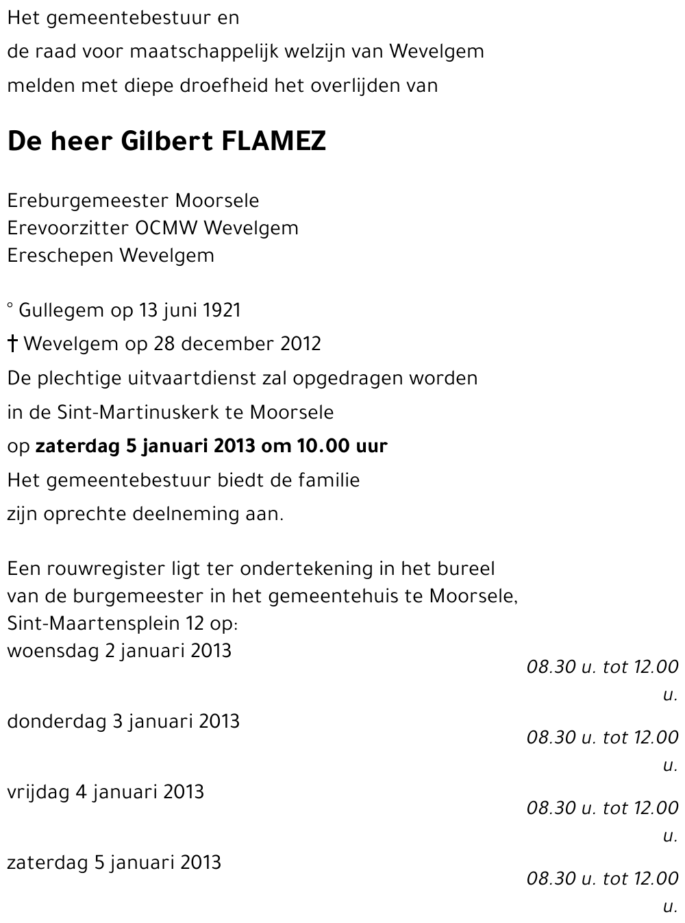 Gilbert FLAMEZ