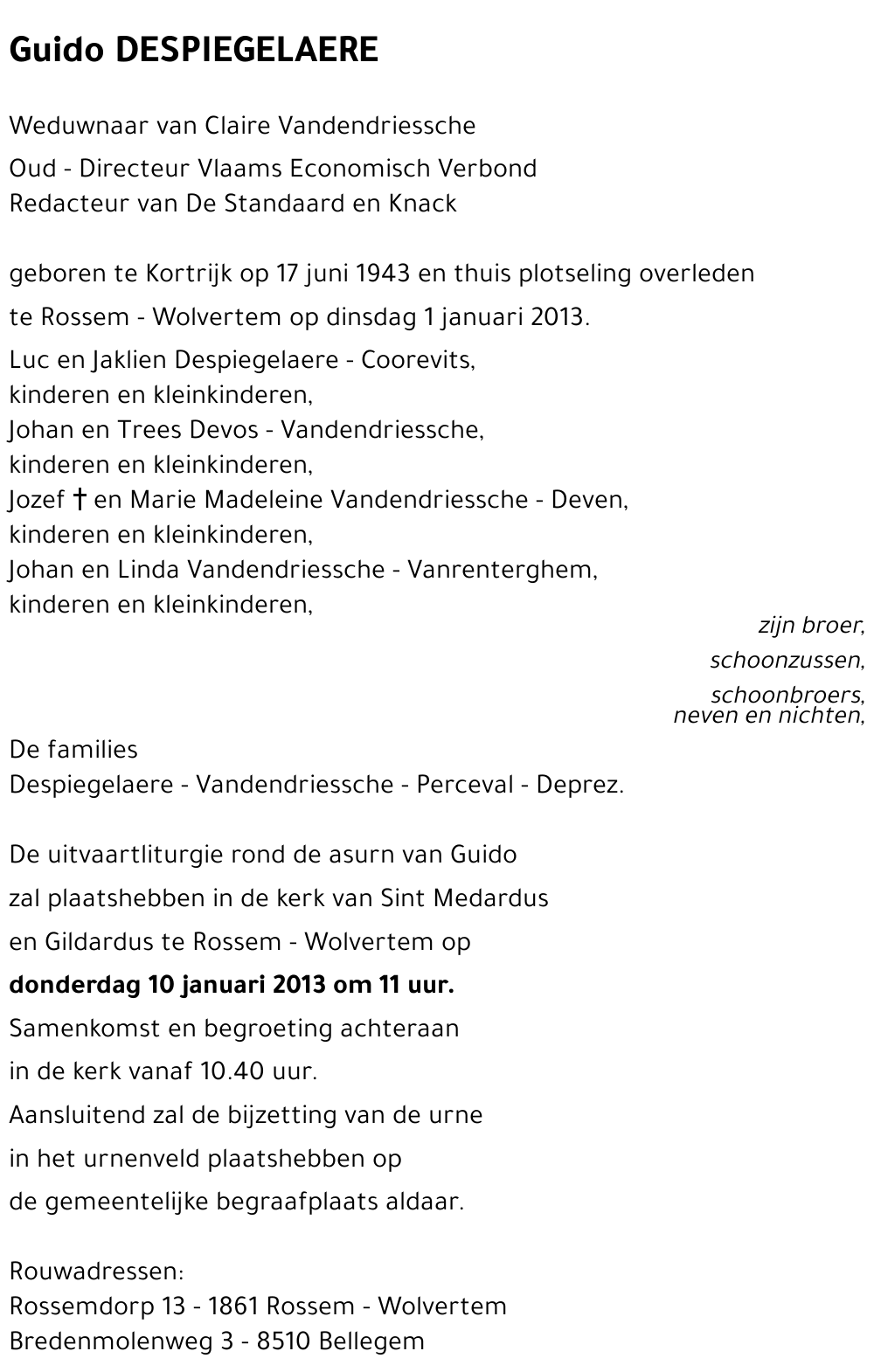 Guido DESPIEGELAERE