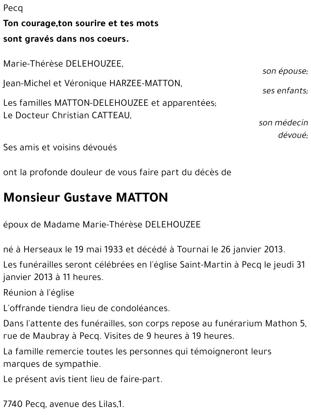 Gustave MATTON