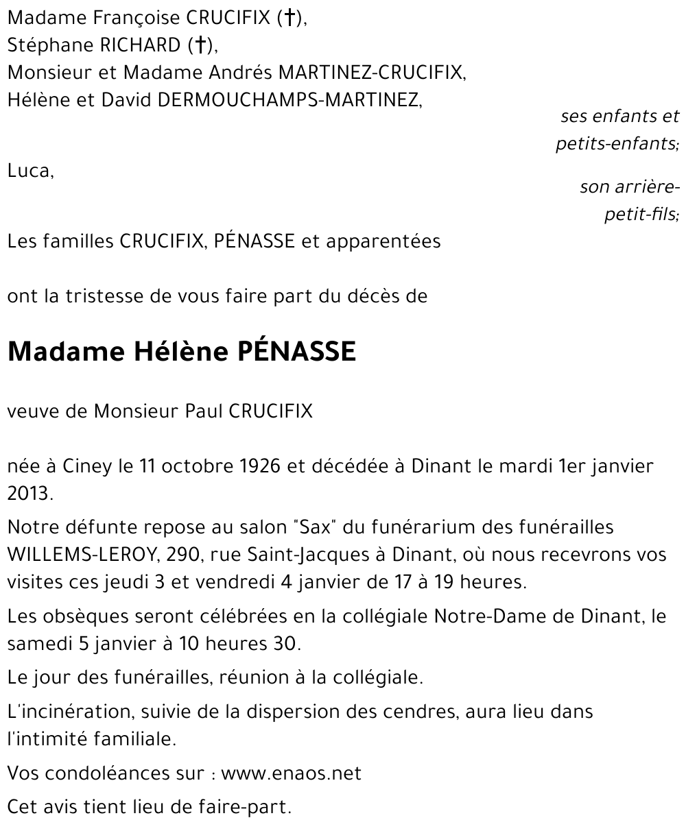 Hélène PÉNASSE