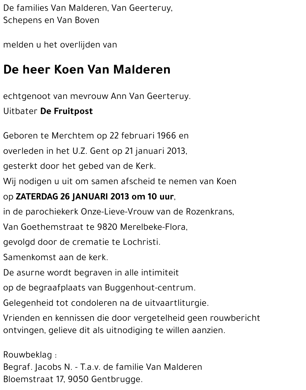 Koen Van Malderen
