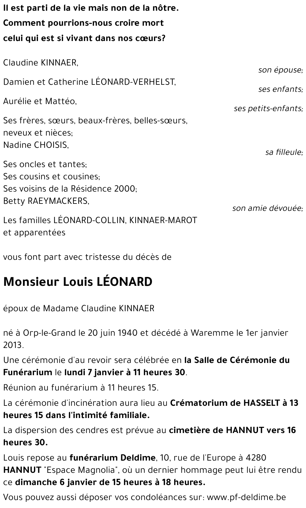 Louis LÉONARD