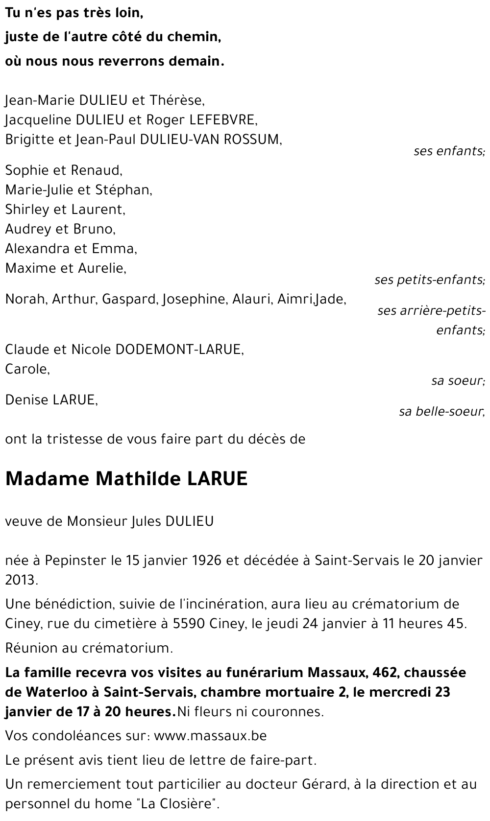 MATHILDE LARUE