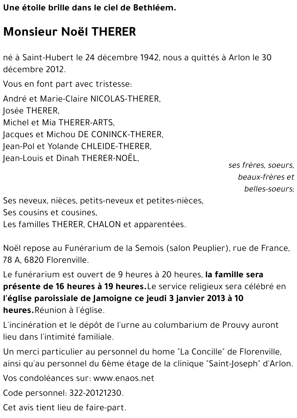 Noël THERER