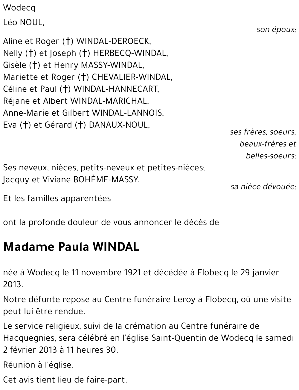 Paula WINDAL
