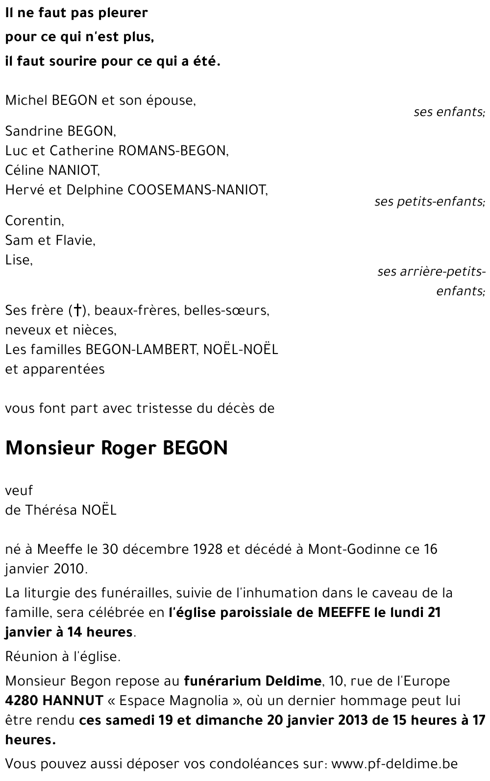 Roger BEGON